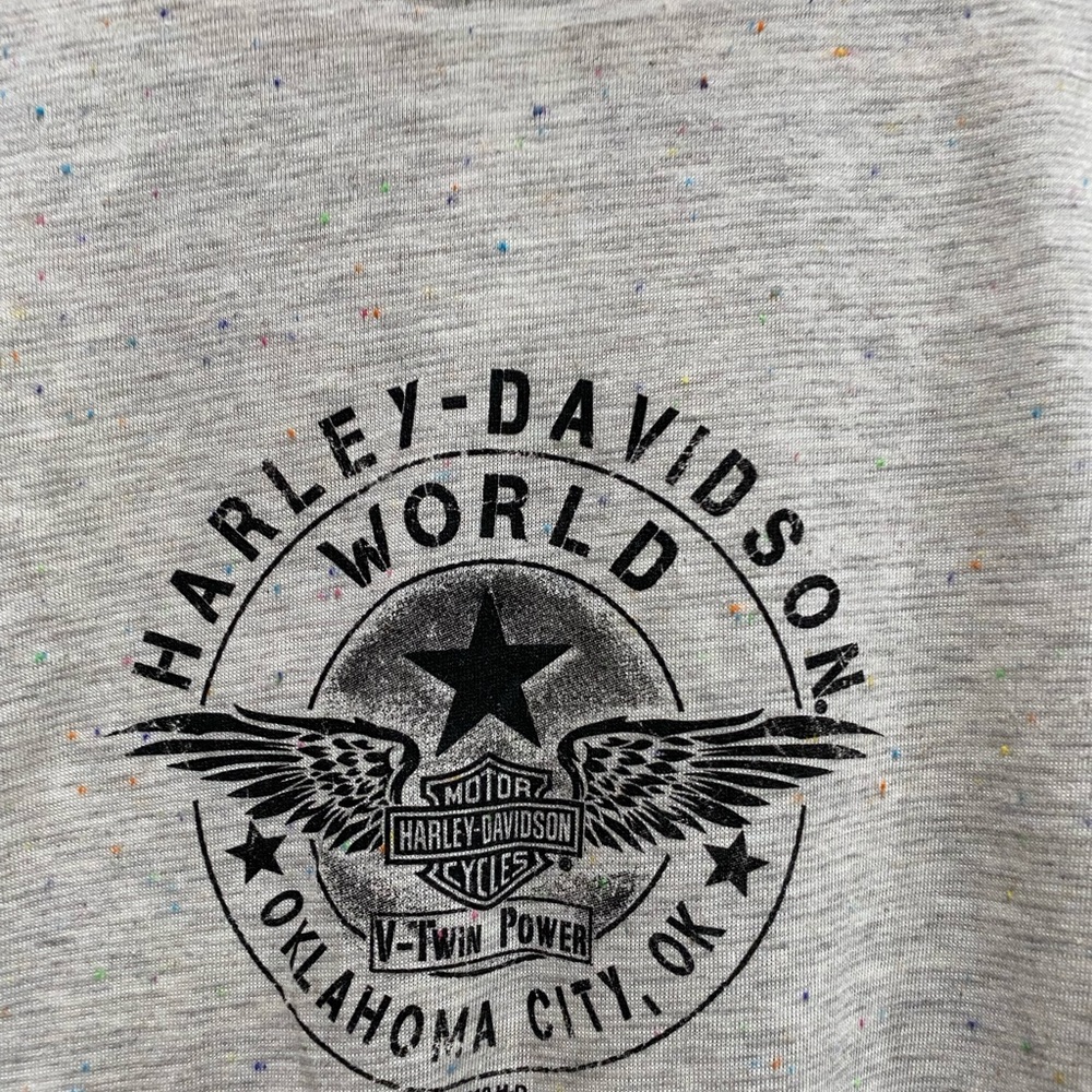 Harley Davidson Confetti Graph T Shirt - Picture 6 of 6